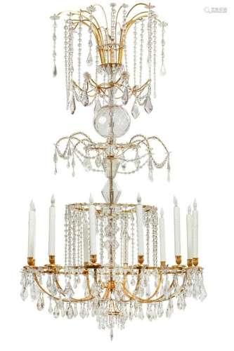 A North European Neoclassical chandelier