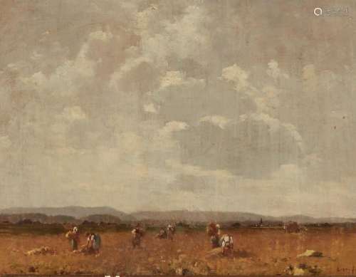 French School, Gleaners in a field
