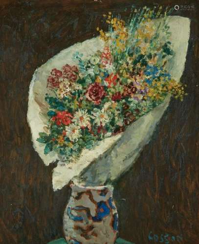 Jean Louis Marcel Cosson, Still life of flowers