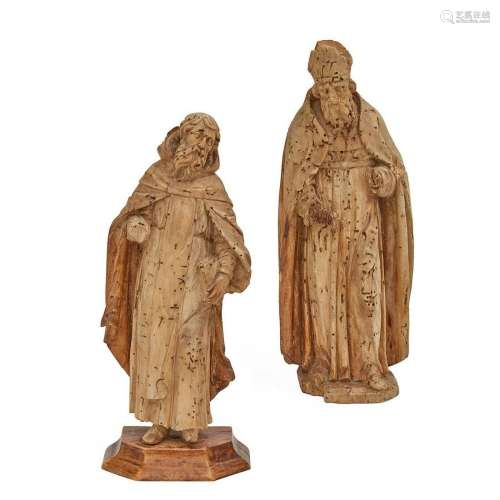 Two Baroque models of a pope and a saint