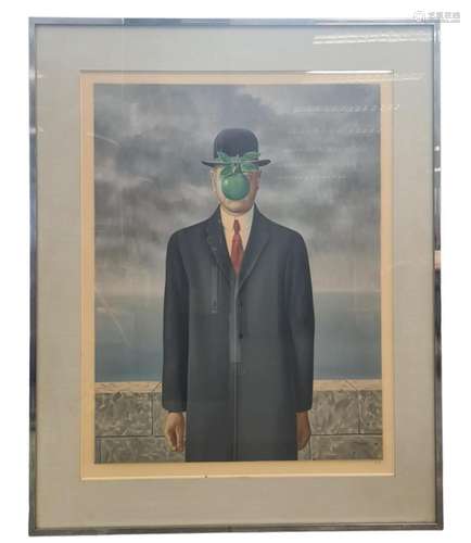 René MAGRITTE (1898-1967)., Lithographie. E.A, « Le fils de ...