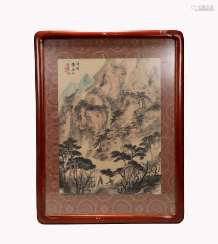 Fu Baoshi Jinling paper frame