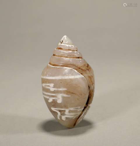 Agate conch of the Yuan dynasty