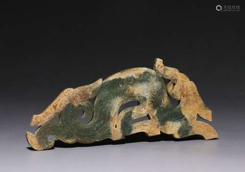 The han dynasty jade dragon