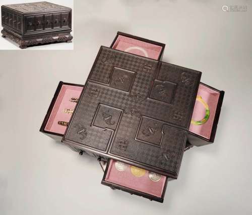 Qing Dynasty jewelry box