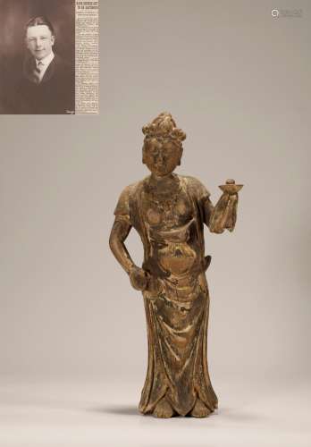 Ming Dynasty wood carving Guanyin