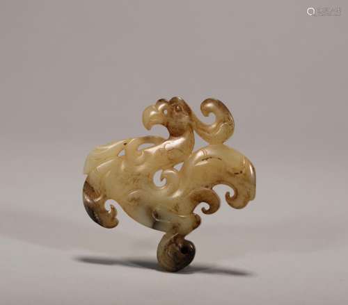 The han dynasty jade swan