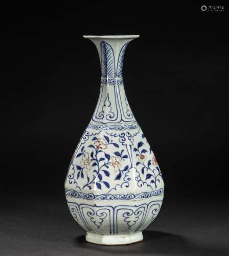 Ming Dynasty Glaze red vase
