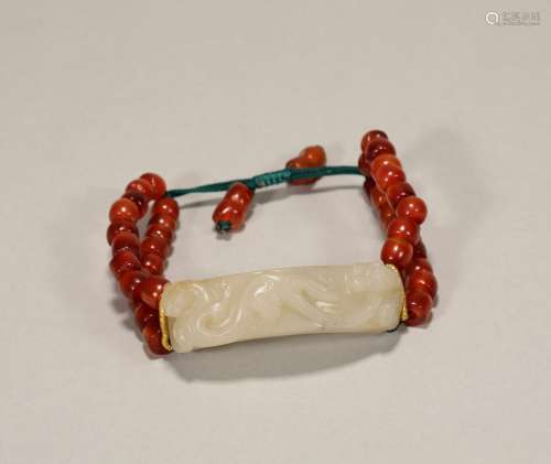 Qing Dynasty jade bracelet