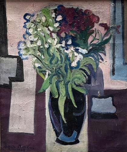 Alfredo Beltrame (1901-1996)<br />
Bouquet de fleurs, 1948<b...