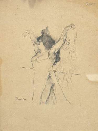 Toulouse Lautrec (1864-1901), d'après<br />
Impression sur p...
