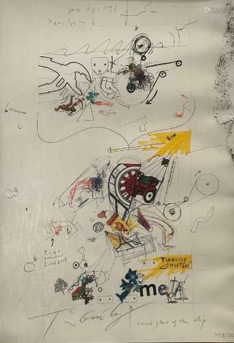 Jean Tinguely (1925-1991)<br />
"Exact place of the cli...
