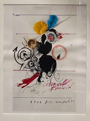 Jean Tinguely (1925-1991), d'après<br />
"Eternel fémin...