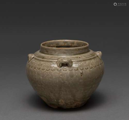 A CHINESE YUE CELADON JAR, WESTERN JIN (266–316)