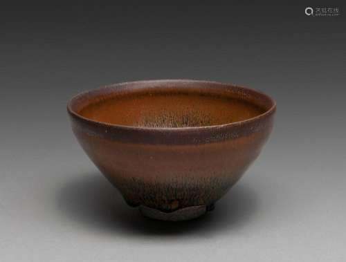 A CHINESE JIAN HARE'S FUR TEA BOWL, SONG DYNASTY (960-12...