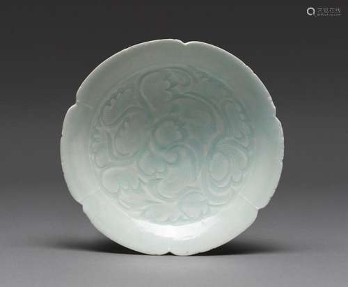 A CHINESE QINGBAI CARVED FOLIATE-RIM BOWL, SONG DYNASTY (960...