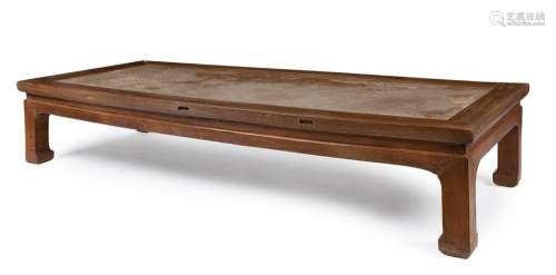 AN IMPORTANT AND RARE CHINESE YUMU WAISTED DAYBED LUOHANCHUA...