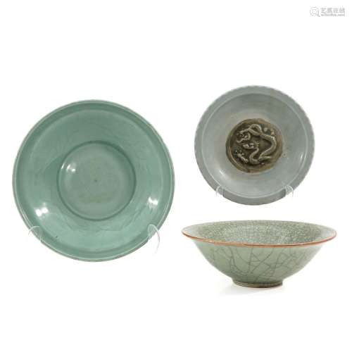 A Collection of Celadon Items