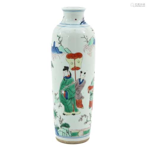 A Famille Verte Vase