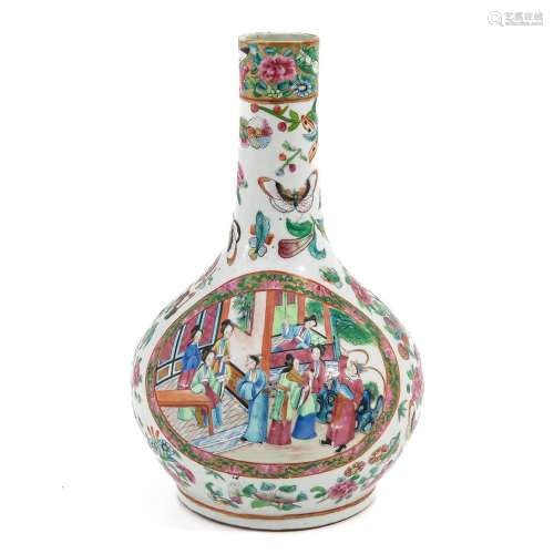 A Cantonese Bottle Vase