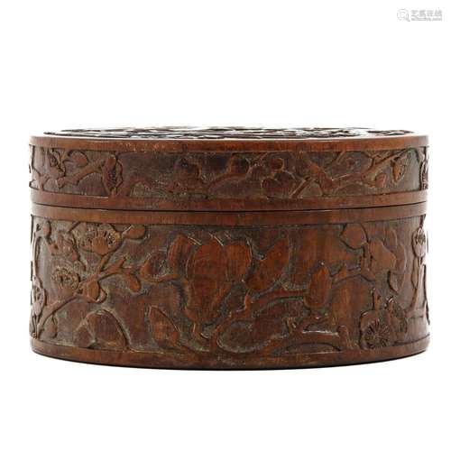 A Carved Wood Box