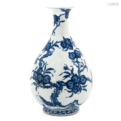 A Blue and White Vase