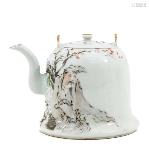 A Qianjiang Cai Decor Teapot