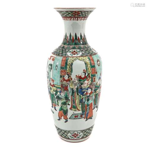 A Famille Verte Vase