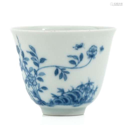 A Blue and White Cup