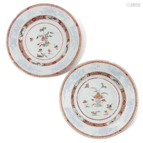 A Polychrome Decor Plates