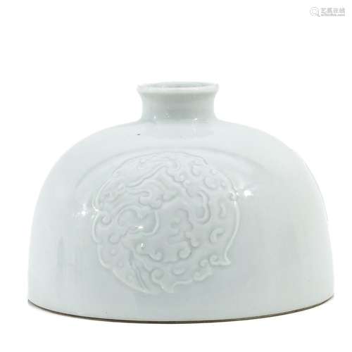 A Blanc de Chine Water Pot