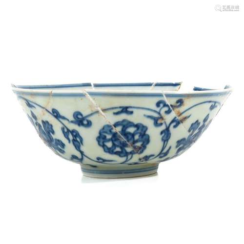 A Blue and White Bowl