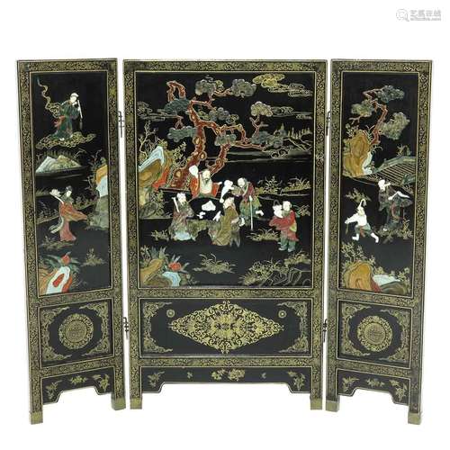 A Chinese Table Screen