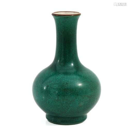 A Green Glaze Vase