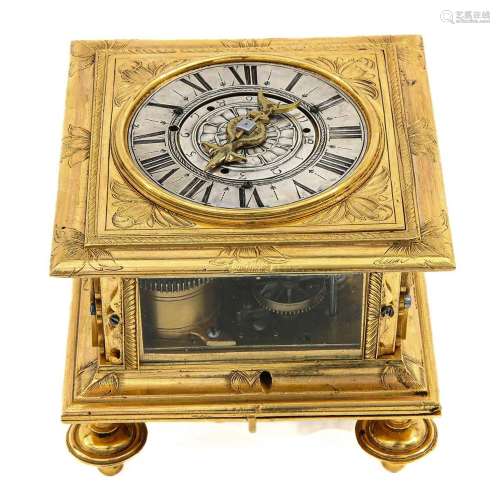 A 17th Century German Box Clock or Doosklok Signed David Web...