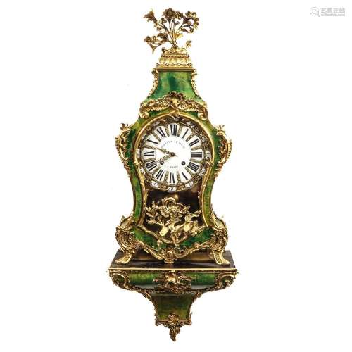 A Nuechatel Clock Signed Brulfer Le Jeune Paris