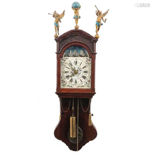 A 19th Mechanical Wall Clock