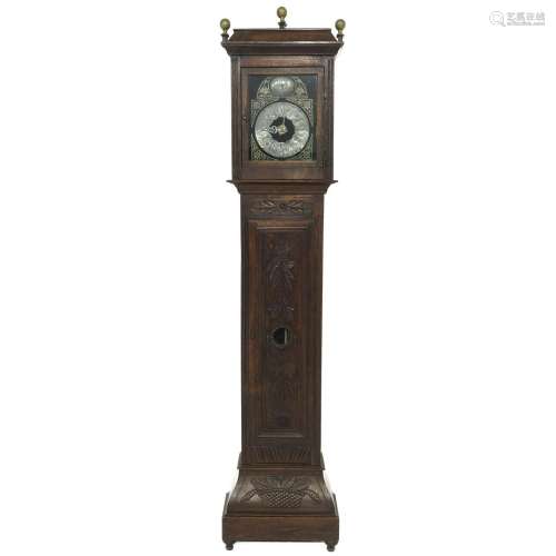 A Standing Clock Signed C.I. LeRoy a Gesves