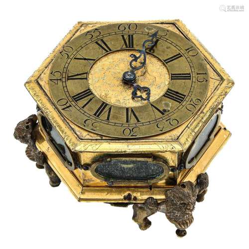A 17th Century English Box Clock Signed G. Garbrier