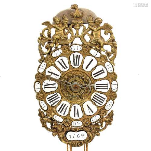 A French Lantern Clock 1769