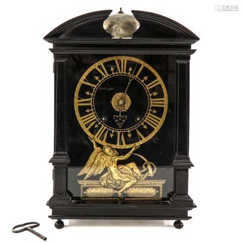 A Very Rare Hague Clock Signed Johannes van Ceulen Circa 169...