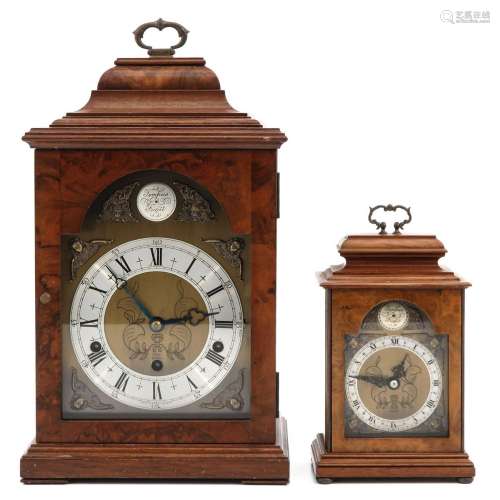 A Collection of English Table Clocks