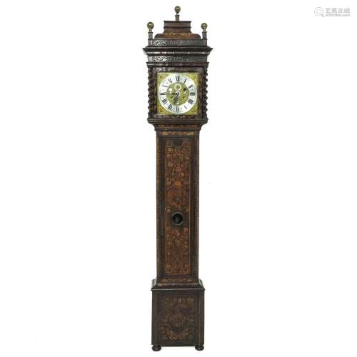 An Amsterdam Standing Clock Signed Jacob Hasius Circa 1725