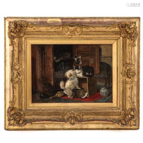 An Oil on Panel Signed Marie Henriette Ronner