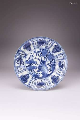 A JAPANESE BLUE AND WHITE DISH EDO PERIOD, 17TH CENTURY The ...