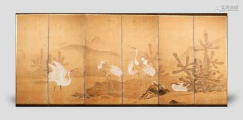 ANONYMOUS, RIMPA SCHOOL MEIJI ERA, 19TH CENTURY A Japanese s...