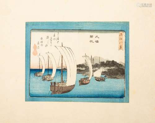 UTAGAWA HIROSHIGE (1797-1858) EDO PERIOD, C.1840 A complete ...