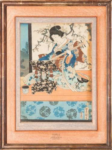 UTAGAWA KUNISADA I / TOYOKUNI III (1786-1865) EDO PERIOD, C....