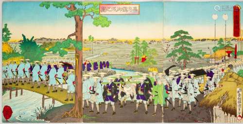YOSHU / TOYOHARA CHIKANOBU (1838-1912) MEIJI ERA, C.1888 An ...