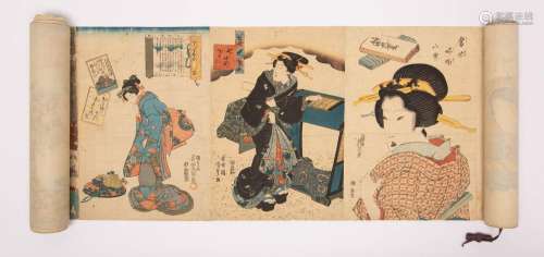 UTAGAWA KUNISADA / TOYOKUNI III (1786-1864) UTAGAWA KUNIYOSH...